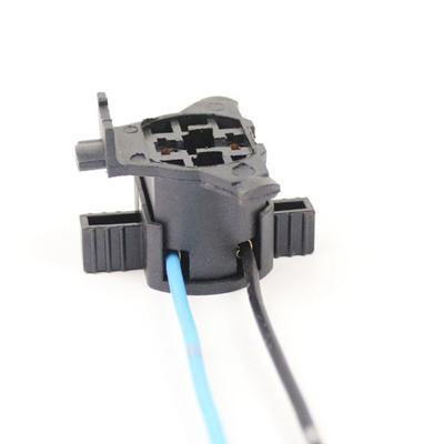 1 Stücke Auto Glühbirne Sockel Lampe Halter H7 Auto Glühbirne Sockel Kupferdraht Doppel Loch Stecker Dreieck Kreis