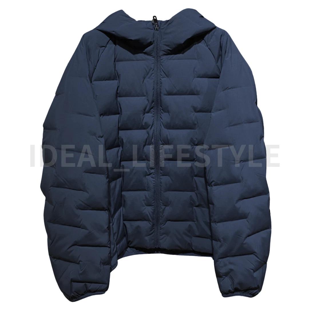 UNIQLO PUFFTECH Parka S-4XL Hooded Water-Repellent Warm Padded Men 478268 NWT XL тёмно-синий