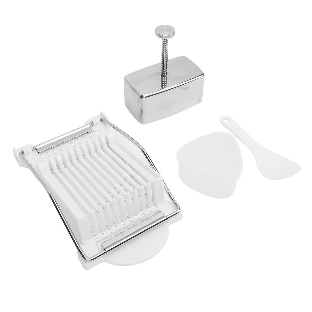 Musubi Press Sushi Rice Molding Egg Cutter Set Onigiri Molding Set Kitchen Supplies