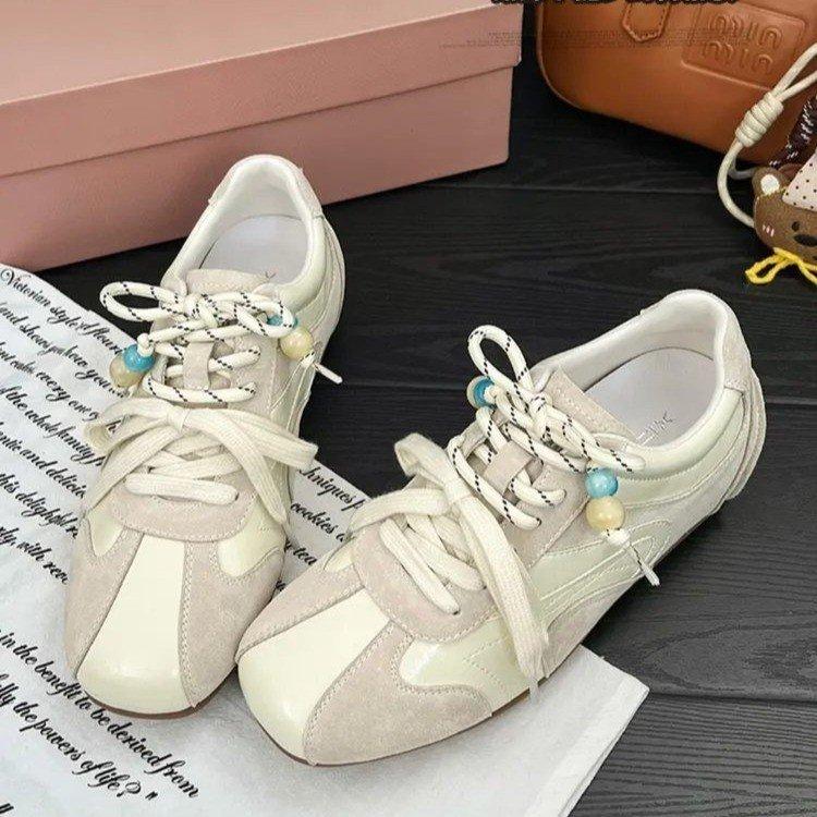 

Cowhide version! Inner heightening pair of shoelaces, versatile German training shoes for women, new lightweight sports shoes for women in spring and 40