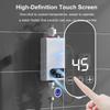 Tankless Water Heater, 5500W Electric Water Heater with LED Touchscreen, Compact Digital Temperature Control Hot Water System for Bathroom Kitchen
