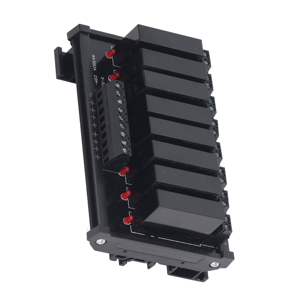 Solid State Relais Modul DIN-Schienenmontage 8 Kanal Solid State Relais 3-32VDC Eingang 5-8A 24-480VAC Last