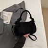 Small Retro Suede Leather Shoulder Bags Womens 2025 Luxury Designer Brand Trend Crossbody Bag Females Short Handle Handbags