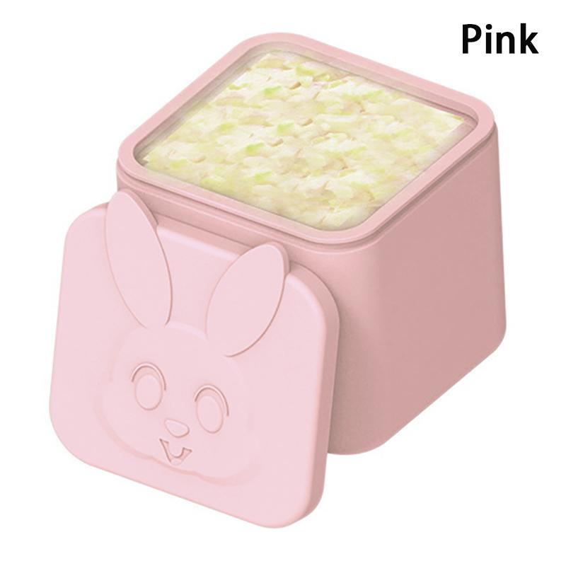 

Силиконовый ланч-бокс, разделитель для соуса, чашка с крышкой, квадратная маленькая коробка для хранения приправ, антипригарный контейнер, крышка для еды Bento розовый
