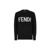 Sweaters Men's Black Crew Neck Moderate A-line FZZ387A3M3F0QA1