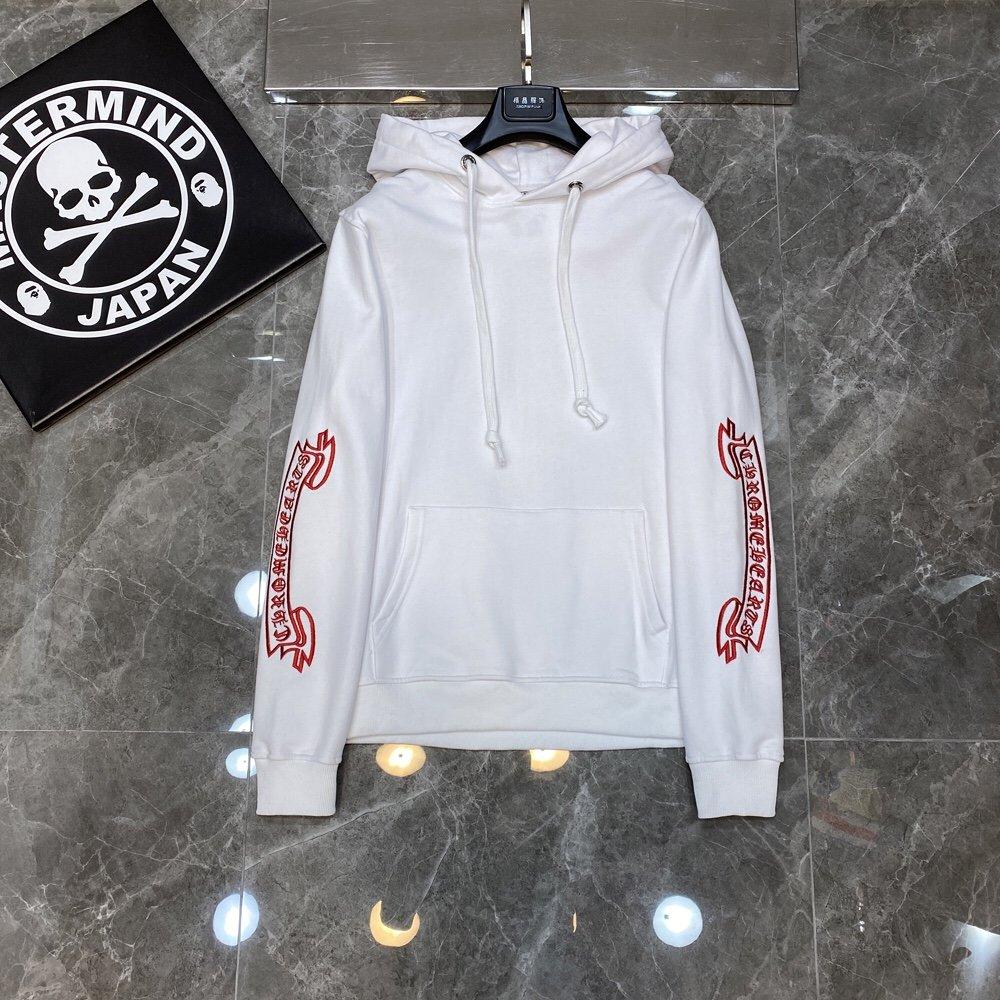 8084 CHROME HEARTS 2025 New Spring and Autumn Plus-size Thin Style Classic Style Logo Hooded Sweatshirt for Couples