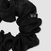 Symmetrisk Procent Glittrig Scrunchie - S / Svart