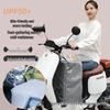 Pogrubiony jesienno-zimowy wodoodporny wiatroodporny pokrowiec na przednią szybę do pojazdów elektrycznych oraz ochraniacze na nogi do motocykli elektrycznych