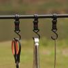 10Pcs Camping Storage Hook Z-Shaped Clothing Organizer Hook Multi-Purpose DIY Hiking Camping Supplies