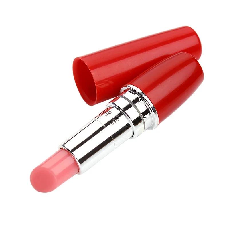 Mute Vibrator Clitoris Stimulator Compact Mini Waterproof Lipstick Vibrator G-Spot Stimulating Sex Toys for Woman Masturbator