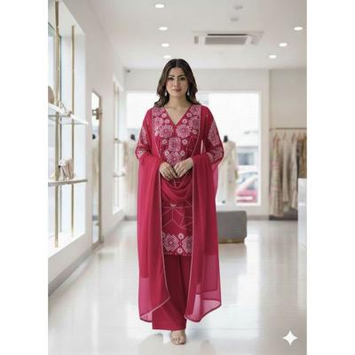 Beautiful Pakistani Designer Palazzo Suit Indian Bollywood Ethnic Salwar Kameez