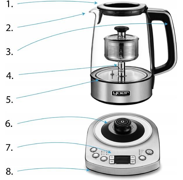 Electric Kettle Yoer EK03S