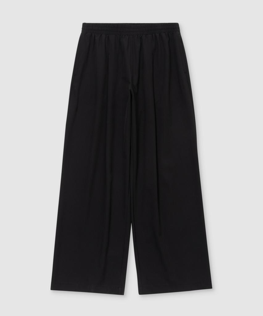 Musinsa Standard Sports [Cooltandard] Quick-Dry Pintuck Wide Pants (Black)