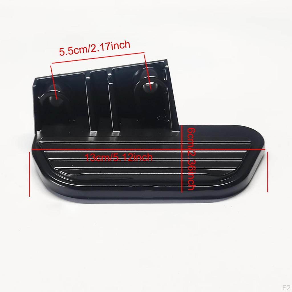 2 Pieces Electric Bikes Foot Pegs Rear Direct Replaces Professional Portable Pedals Footrests