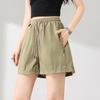 TonLion Women's Elastic Waist Casual Shorts