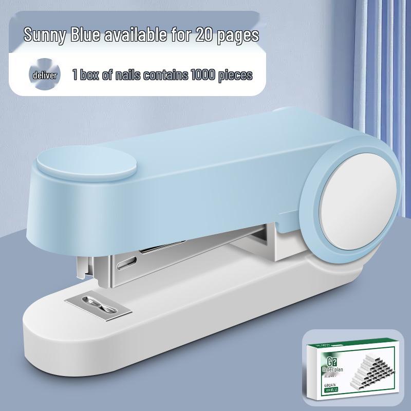 Compact Heavy-Duty Stapler for Thick Books & Office Use