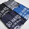 COOLMIND PU0116A 100% Baumwolle Geh nach Hause oder gib alles Mops bedruckt Herren Rundhals T-Shirt Kurzarm O-Ausschnitt Herren T-Shirt Tops Tees