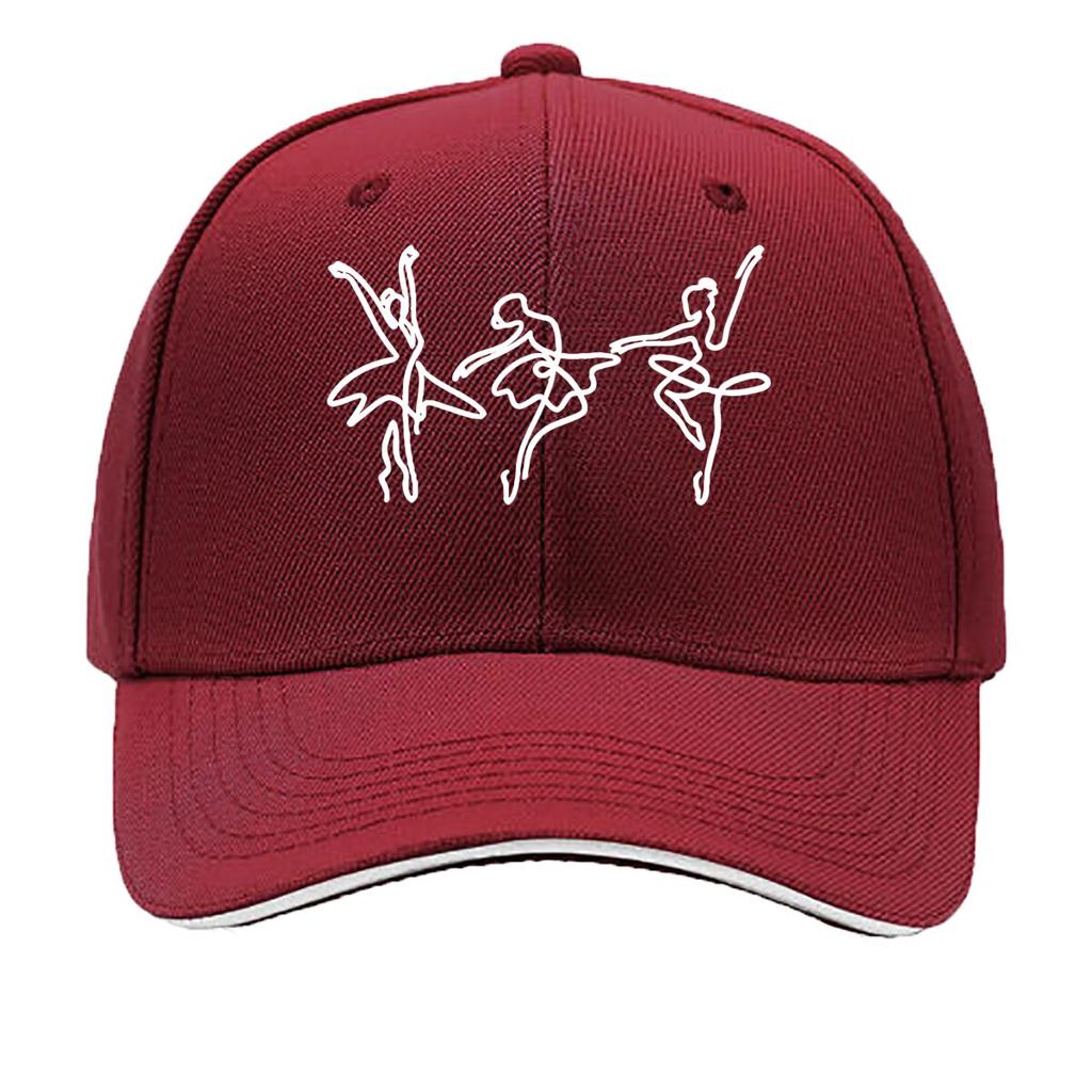 Unisexs Vintage Ballet Dancer Print  Adjustable MoistureWicking Washable Outdoor Sports Hat Suitable Sandwich Baseball Cap