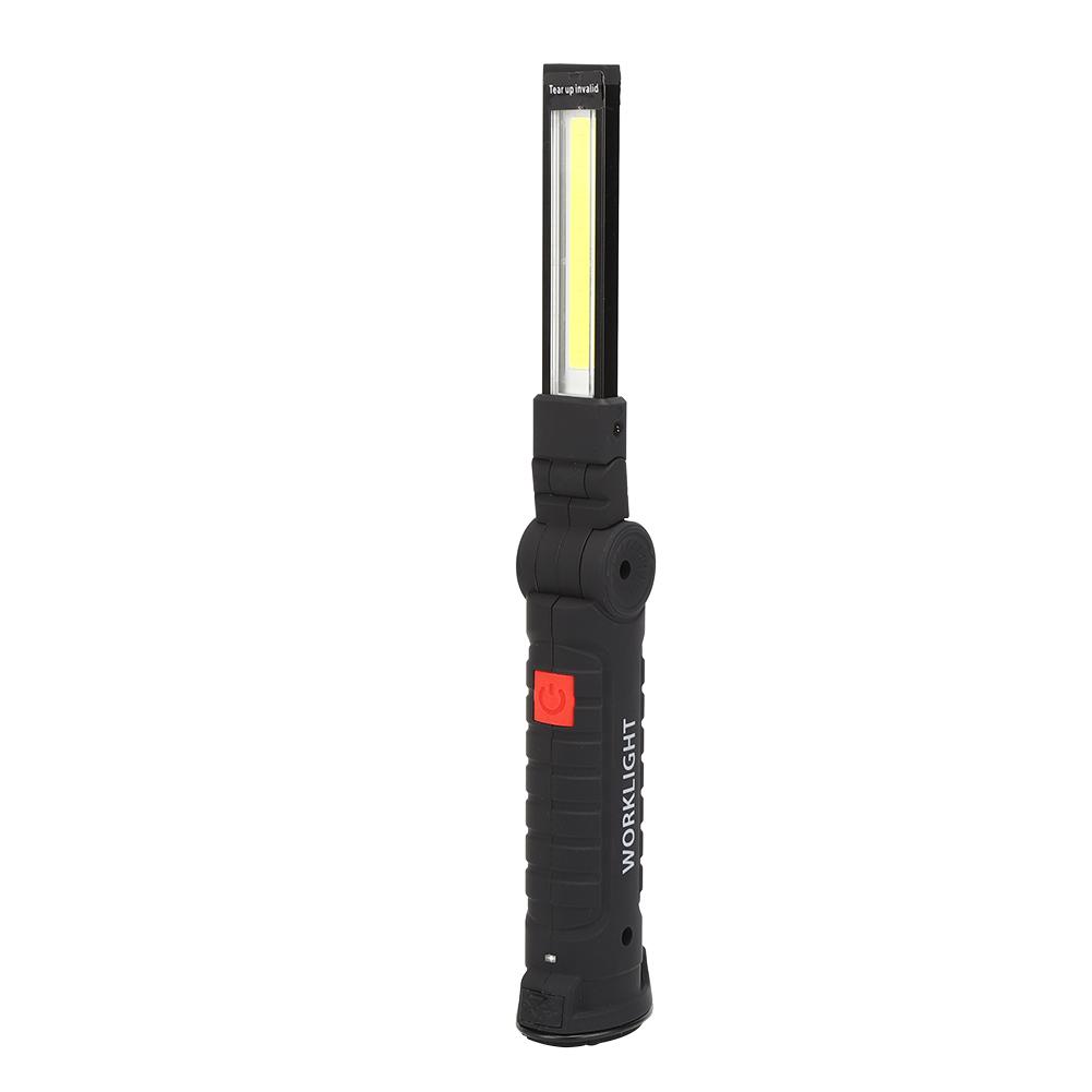 USB COB Handheld Work Light Lamp  LED Flashlight Folding Inspecting Torch for Outdoor Emergency