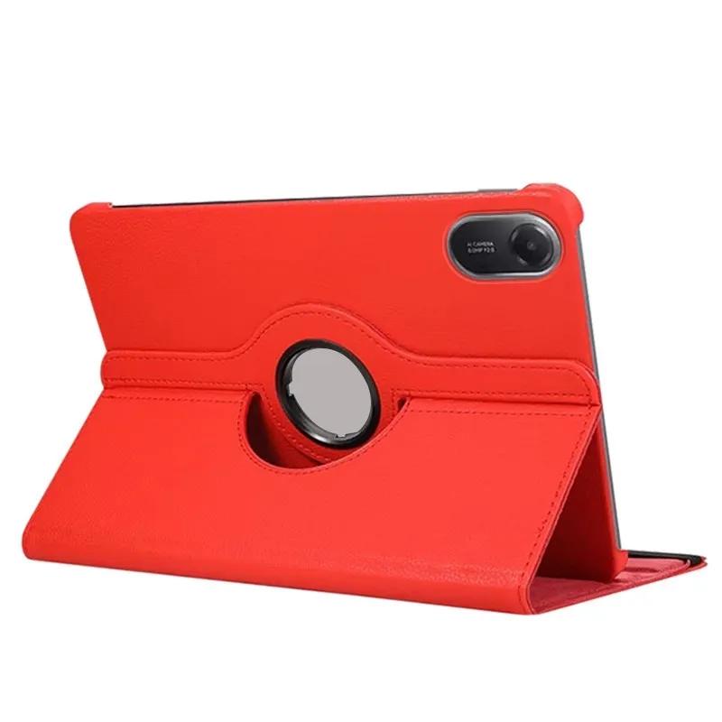 Case For Redmi Pad 2 11 inch 360° Rotating Smart Flip Stand PU Leather Cover Funda for Redmi Pad2 11" Tablet shell