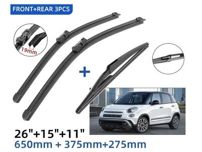 Suitable for Fiat 500L 2012-2020 26+15+11 Front and Rear Wiper Blades