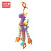 Soft Plush Baby Stroller Hanging Toy Rattle Crib Mobile Hanging Ornament Infant Car Seat Soothing Toy