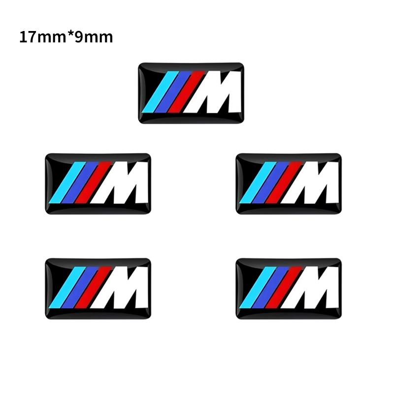 Car Sticker Steering Wheel Hub Decals For BMW M Performance E36 E60 E90 X2 X1 X3 X5 E46 E39 E70 M3 M5 M6 G20 G30 E93 Z3 Z4 F90
