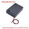 Custodia per Batteria con 1/2/3/4/5/6 Scomparti in Plastica Scatola per Batterie Organizzazione Batterie