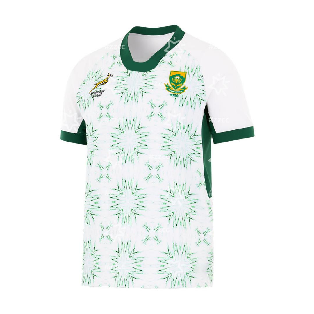 Мужская домашняя игровая футболка Springboks 7s 2526 Стадионная южноафриканская регбийная футболка Спортивная мужская футболка Детская одежда Футболка Y2k Женская S