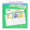 FLARE U [ERRO JUVENIL] 1º Mini Álbum (Kit de Papelaria Ver.) + Presente grátis