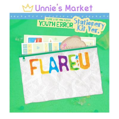 FLARE U [YOUTH ERROR] 1er Mini Album (Kit de Papeterie Rév.) + Cadeau gratuit