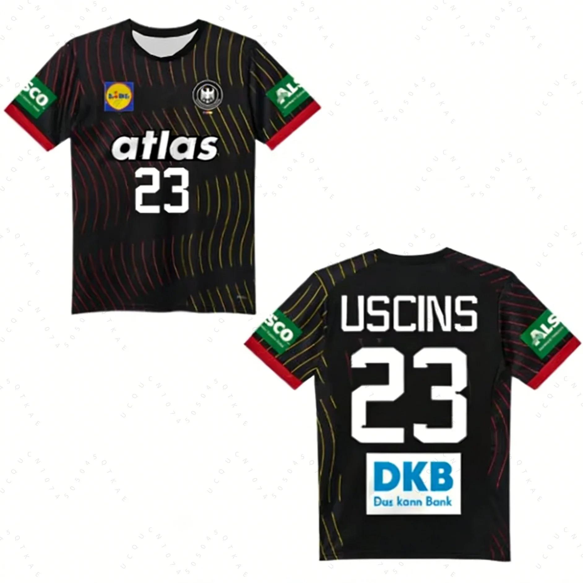 

2026 German New Dhb Handball Jersey T-Shirts Quick Drying Breathable Sportswear Short Sleeved Men s Outdoor Fitness Casual Tops 4XL