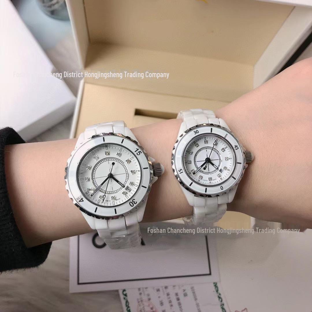 

Xiao Xiangfeng J12 Diamond Ceramic Quartz женские модные часы с календарем