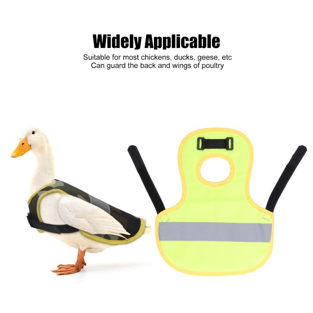 Easy Clean Poultry Harness Vest Nylon Hen Reflective Vest Warm Chicken Harness Vest  Hen