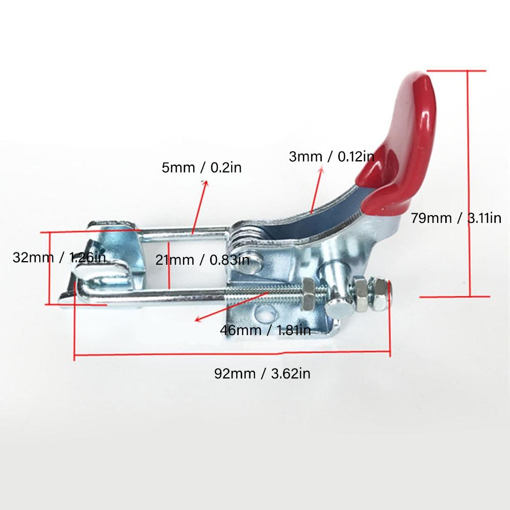 320KG Holding Capacity Heavy Duty Door Clasp Quick Fixing Latch  For Woodworking Jigs