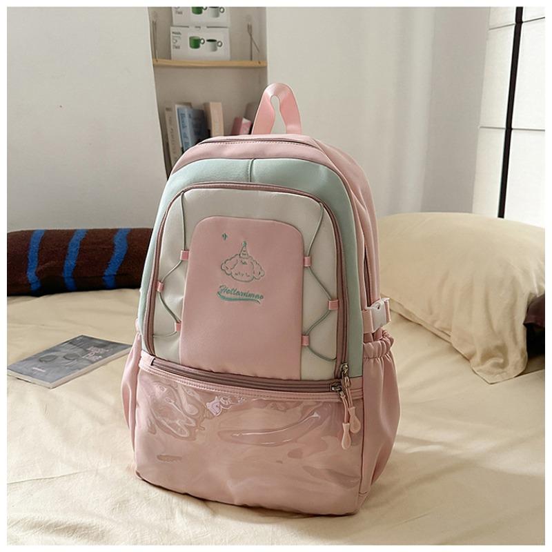 Schultasche neue frische und süße Bonbonfarbe Rucksack Mittelschüler leichte Reise Rucksack mit großem Fassungsvermögen