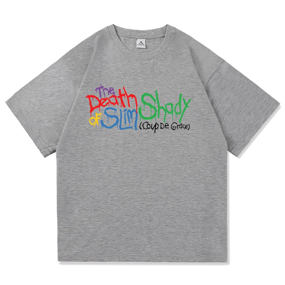 Eminem Smrt Slim Shadyho Renesance Pánské/Dámské Harajuku Hip Hopové Tričko Unisex Vysoce Kvalitní Bavlněná Trička Topy