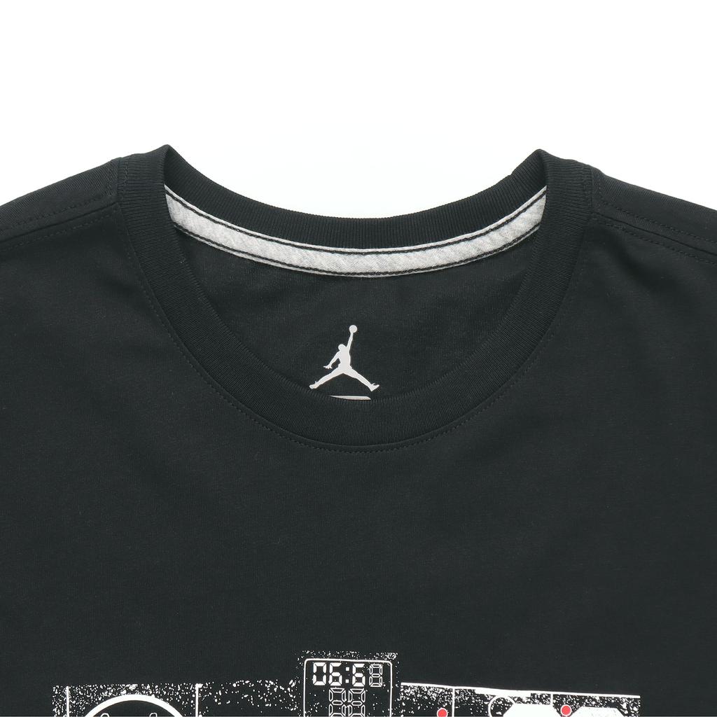 Jordan Last Shot AJ14 Crew Neck Short Sleeve T-Shirt Men Tops Black BQ2556-010