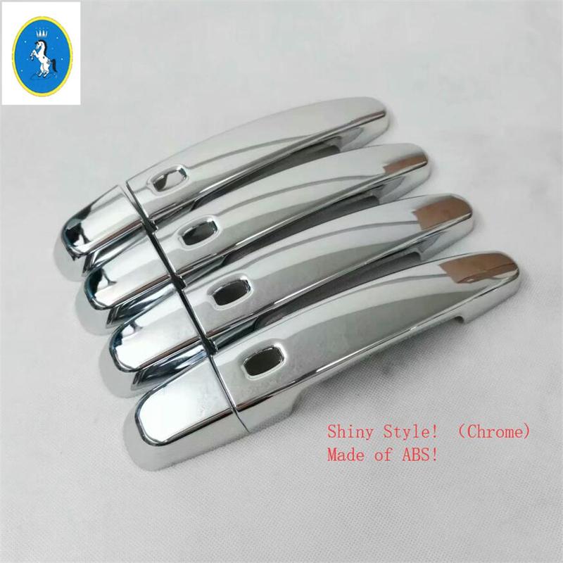 Car Door Handle Decoration Protection Cover Trim Fit For Chevrolet Equinox 2017 - Auto ABS Chrome Accessories Exterior Kit