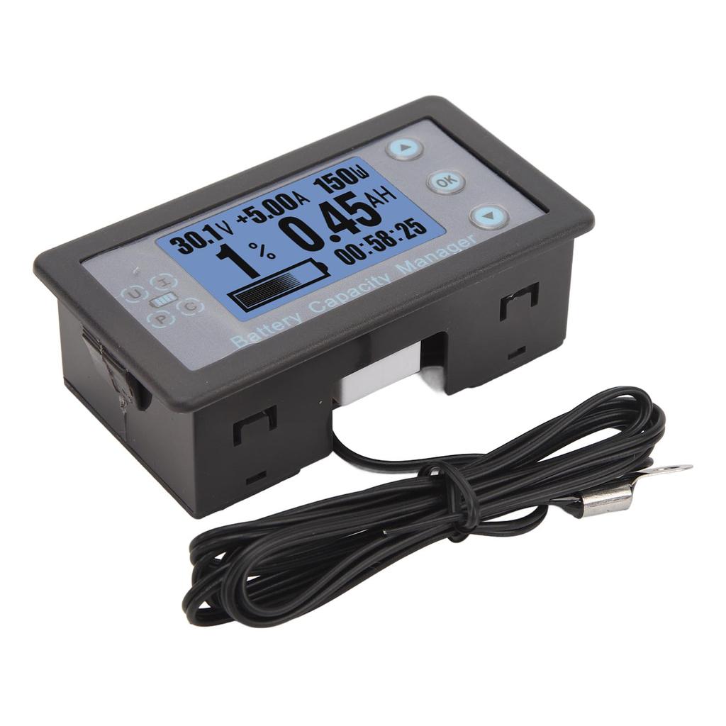 Bluetooth Batterieüberwachung VA9210 Spannung Strom Kapazität Messgerät Coulometer für Auto Wohnmobil 3 Meter geschirmtes Kabel 120V 100A