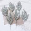 Artificial Simulation Green Plant Pine and Cypress Flocking Single Christmas Gift Accessory Decoration