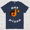 Eat Pizza Funny Cotton Summer Casual Cool Loose T-Shirt