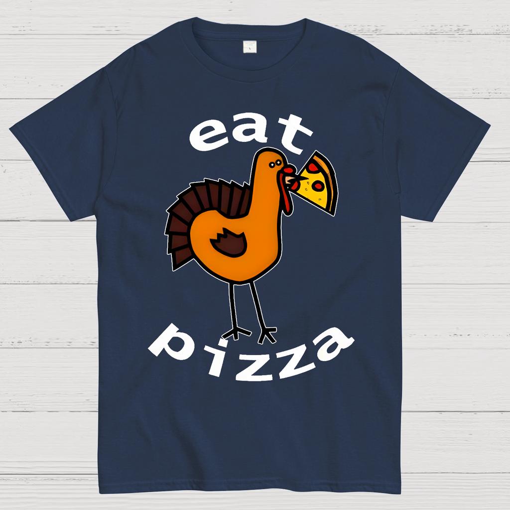 Eat Pizza Funny Cotton Summer Casual Cool Loose T-Shirt