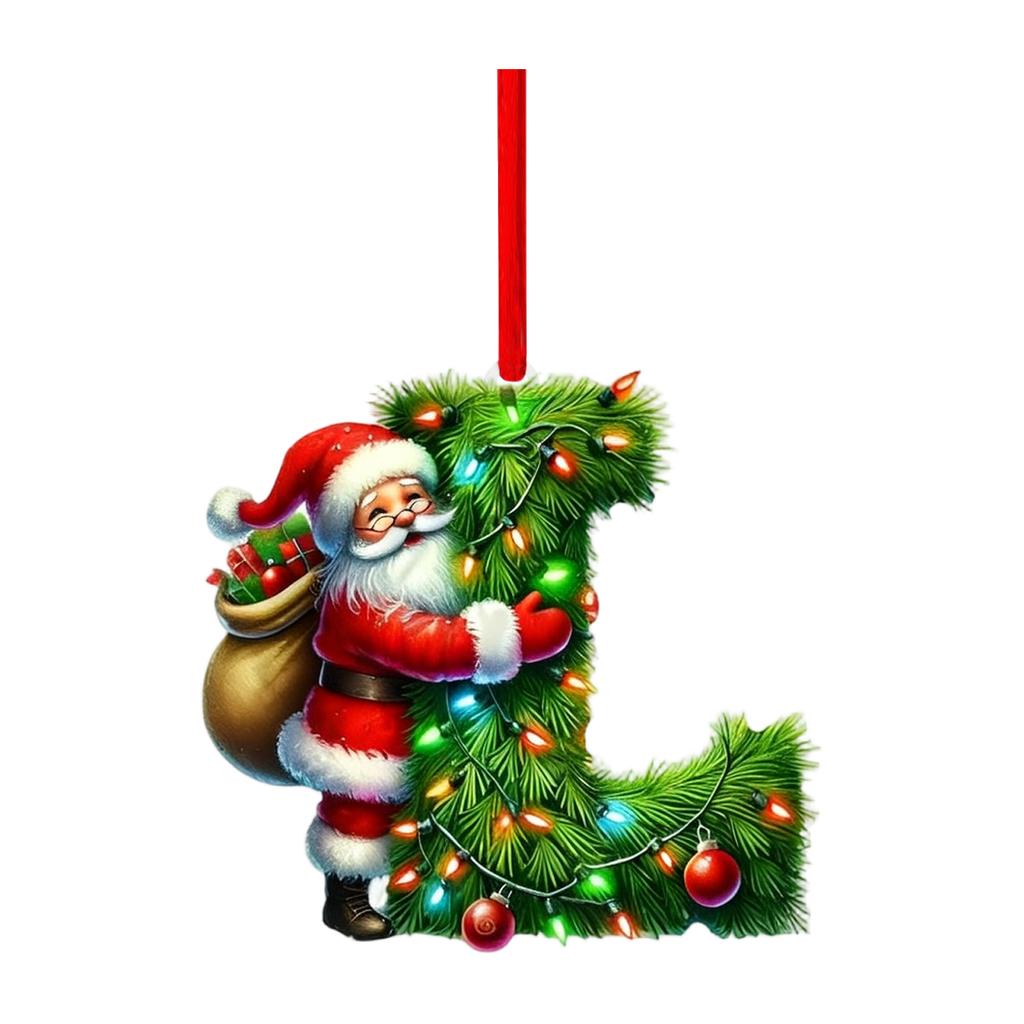 26 Letter,Christmas,Ornaments,Acrylic,1