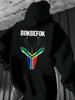 Hoodie - Black Casual Pullover with Bold Lettering