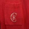 Chloe Long Sleeve Knit One Piece 40 Red Women Used