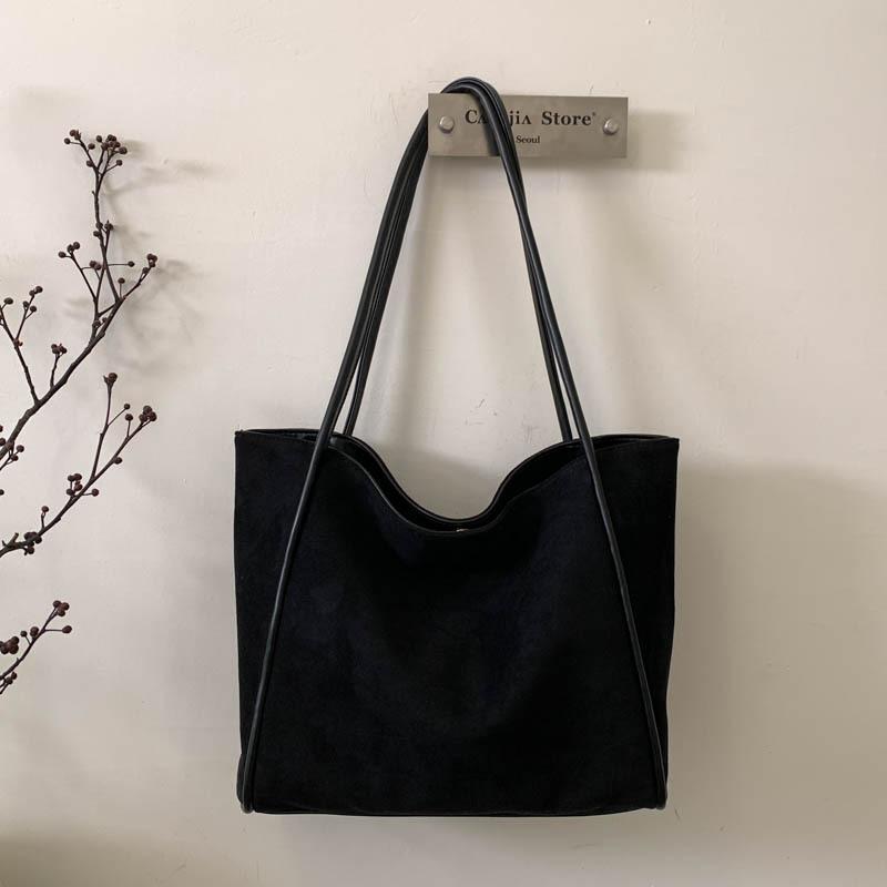 

Осень и зима новая сумка женская ретро большая вместимость ленивый ветер сумка-тоут сумка под мышкой модная сумка на плечо для通勤