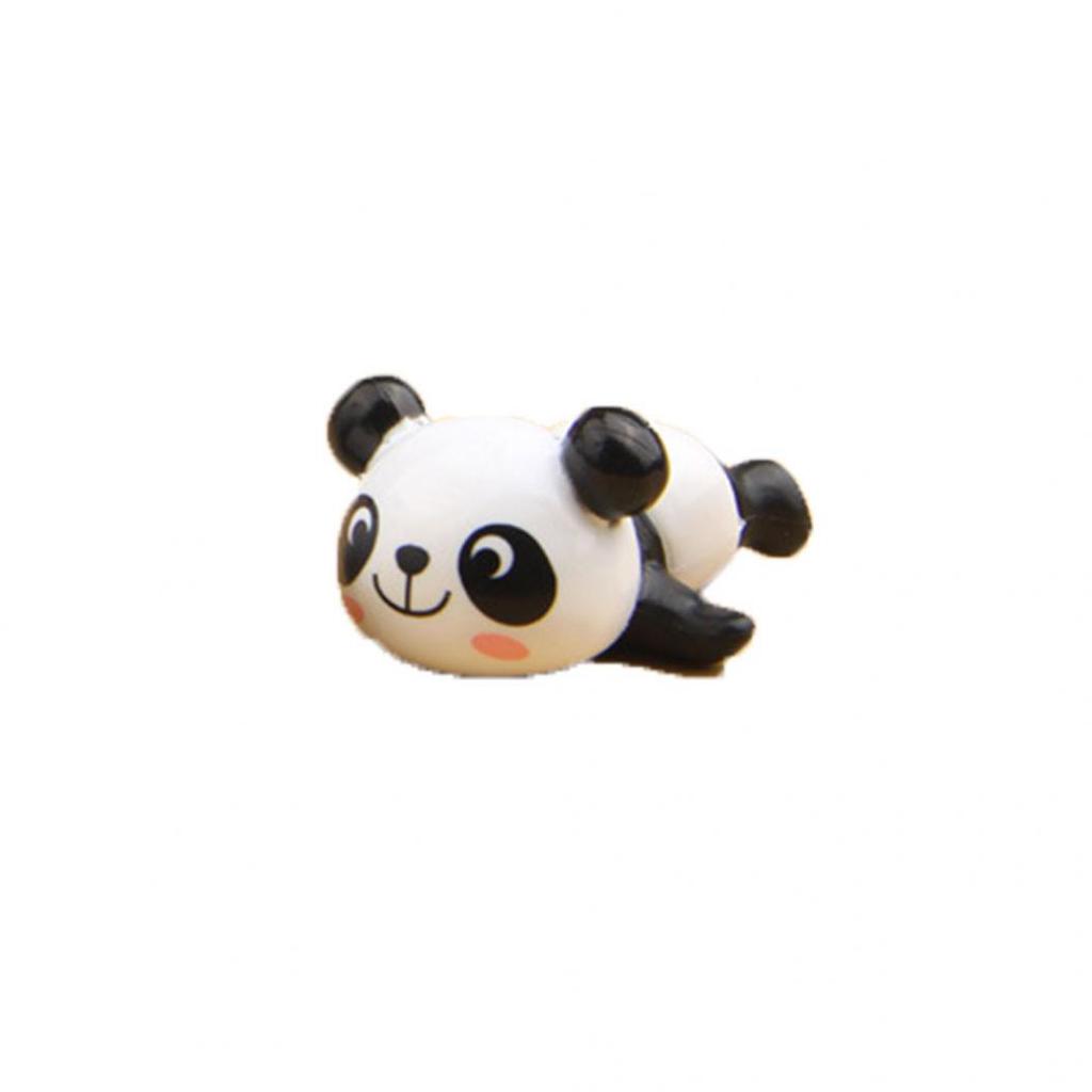 Söt Panda Micro Landskap Bonsai Suckulent växt Mini Trädgård DIY Dekor Ornament
