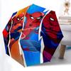 1pc Spider-Man Automatic Folding Umbrella - Compact 8-Rib Design, Durable Plastic & Iron, Daily Use F104010