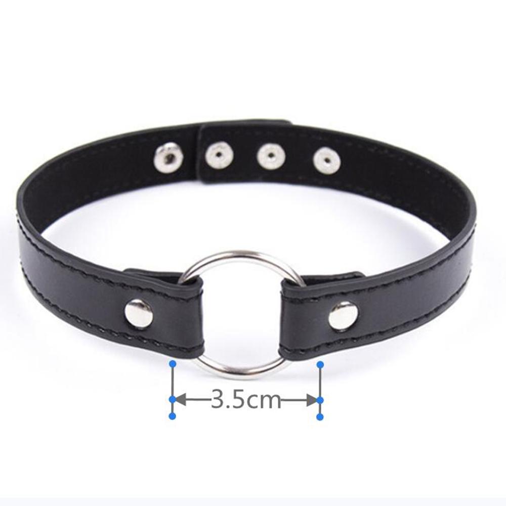 Fetish Punk Nailed Neck collar Ring Restraint Choker Slave Harness bondage Suspender Belt Dancing Club Toys for women Couples